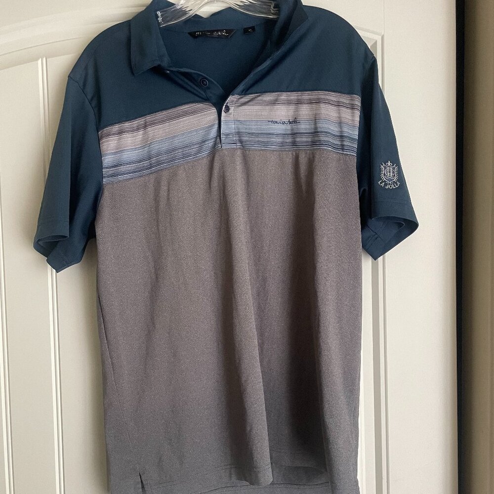 TravisMathew La Jolla Colorblock Polo Shirt – Size M